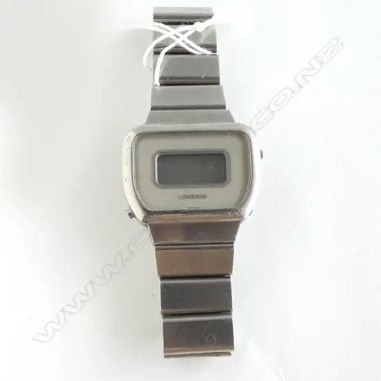 1970/80's LONGINES DIGITAL stainless steel wristwatch not running