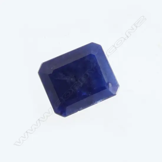 SQUARE CUT BLUE SAPPHIRE LOOSE STONE (TREATED)