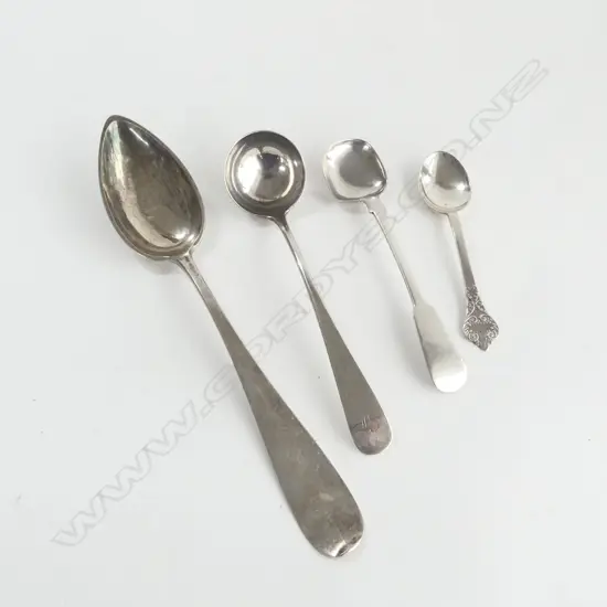 4 ASSORTED SPOONS FOR TABLE, 113grms