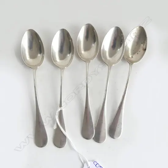 6 AMERICAN SILVER TEASPOONS, STAMPED HOWARD STERLING COMPANY, 129gms