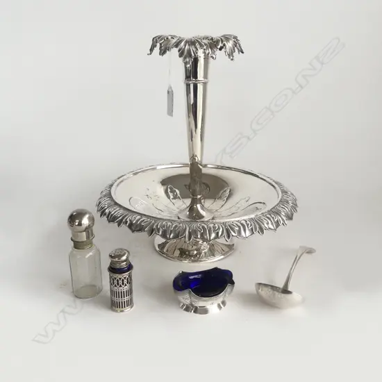 5 PCES ASST. SILVER PLATE