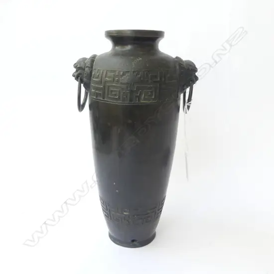 ORIENTAL BRONZE VASE H.300mm