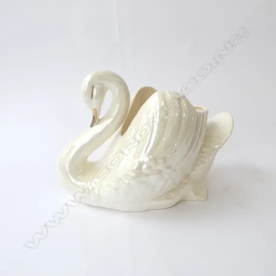 LUSTRE GLAZE SWAN H200mm