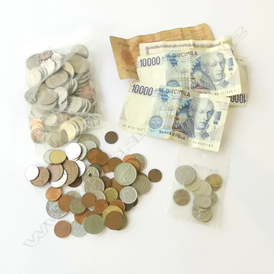 ASST. WORLD NOTES & COINS