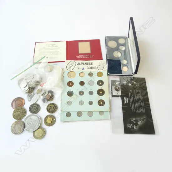ASST. WORLD NOTES & COINS ETC