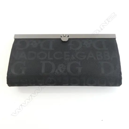 BLACK WALLET DOLCE & GABBANA - FAUX