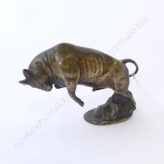 BRONZE BULL H.80mm