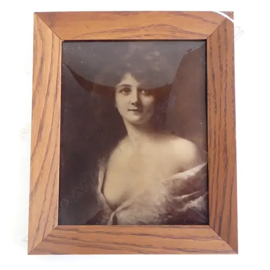 VICTORIAN CRYSTOLEUM OF AN ASTI GIRL 240 x 190mm