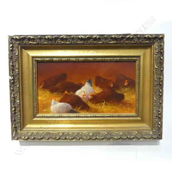 BEV TAYLOR 'CROWDED HOUSE' OIL ON BOARD, 1997 100x185mm