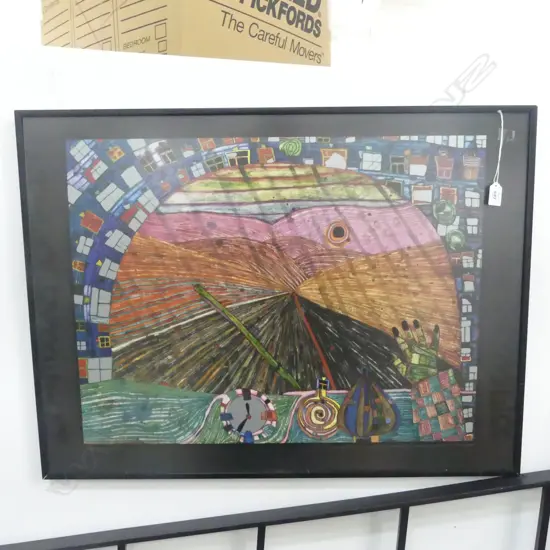 HUNDERTWASSER PRINT 590x790mm