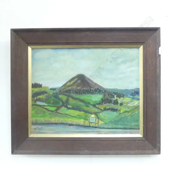 KARL SIM 'EAST COAST' ACRYLIC CANVAS ON BOARD, 1941 390x500mm