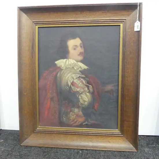 OLEOGRAPH OF 17thC GENTLEMAN 425x335mm