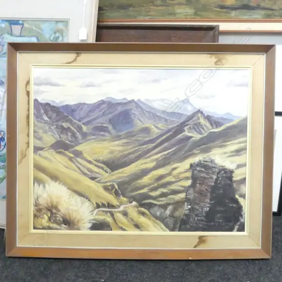 HARRY SANGL 'SKIPPERS ROAD FROM LIGHTHOUSE ROCK' OIL ON BOARD signed & dated 1971. 490 x 645mm