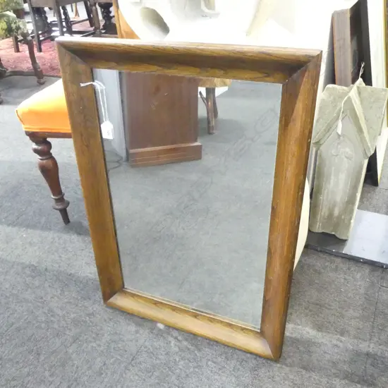 VINTAGE MIRROR IN WOODEN FRAME 380x580mm