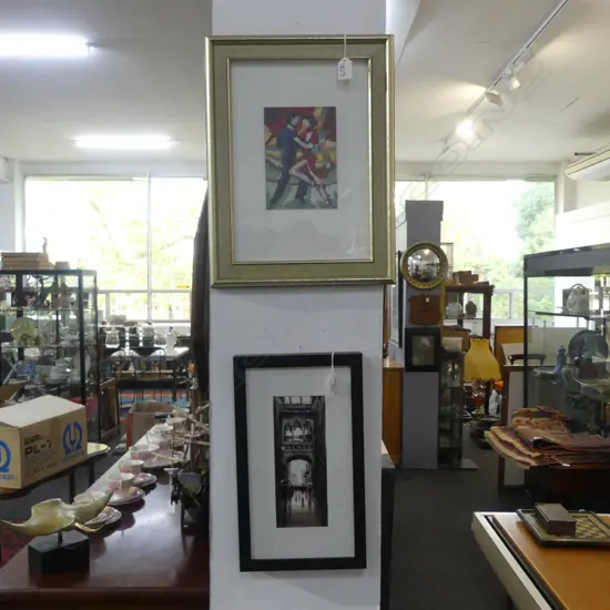 VARGOSE 'BARCELONA' ACRYLIC on CARD, signed & dated 2010, 230 x 90mm & TANGO, OIL on CARD, 180 x 120mm, signed & dated