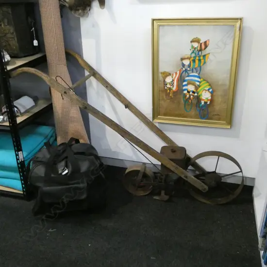 ANTIQUE SEED SPREADER 'PLANET JR NO.300A USA'