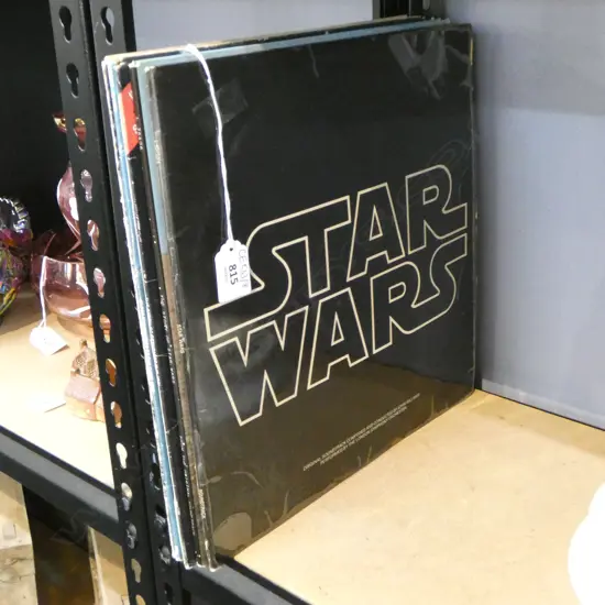 ASST. LP RECORDS; STAR WARS ETC