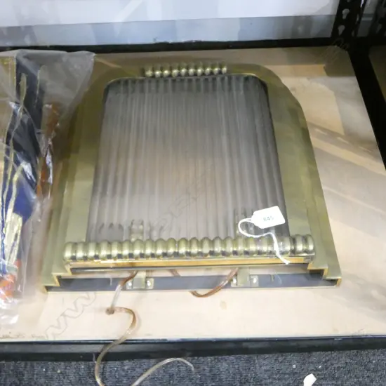 BRASS DECO STYLE SCONCE LAMP 350x355mm