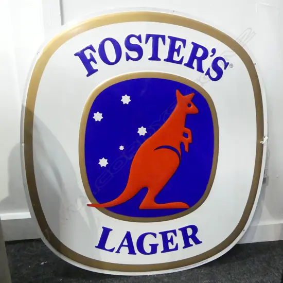 FOSTERS LAGER TIN SIGN H640mm
