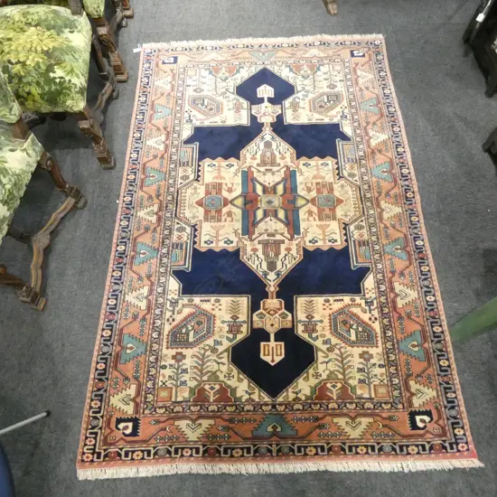 HAND KNOTTED WOOL PILE RUG 2000x1290mm