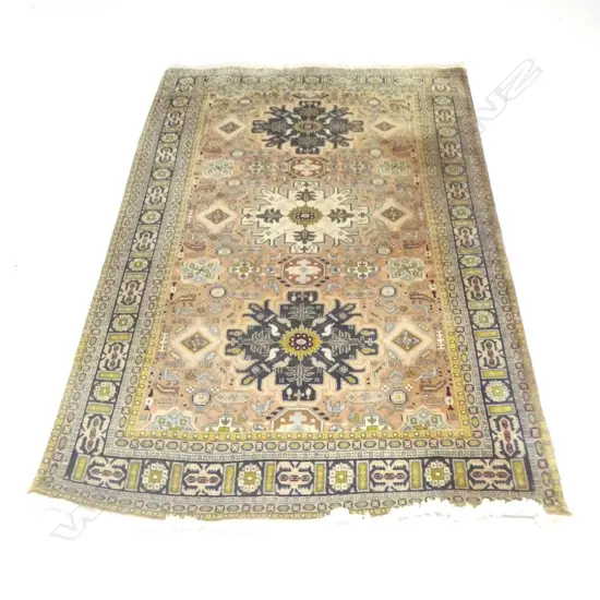 HAND KNOTTED WOOL PILE RUG 2030x1130mm