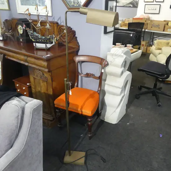 BRASS ADJUSTABLE FLOOR LAMP H.1440/900mm