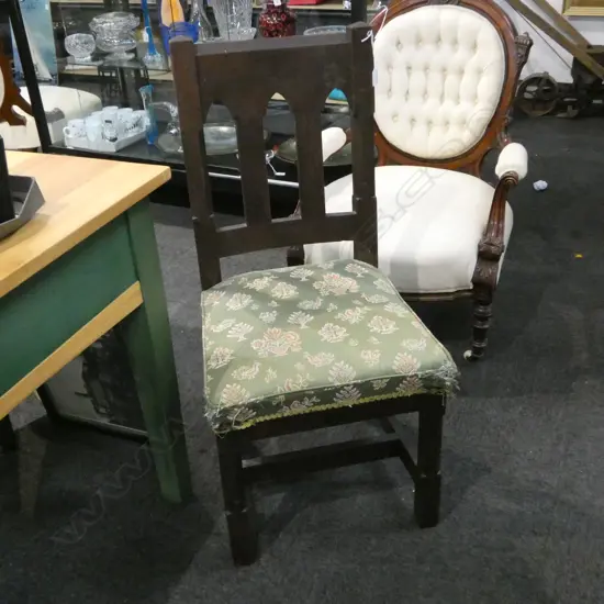 LIBERTY & Co. EARLY 20thC GOTHIC HALL CHAIR