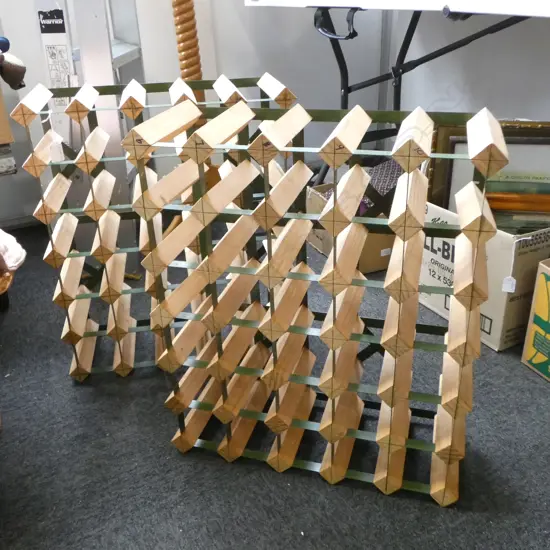 2 5x6 WINE RACKS 505x205x590mm