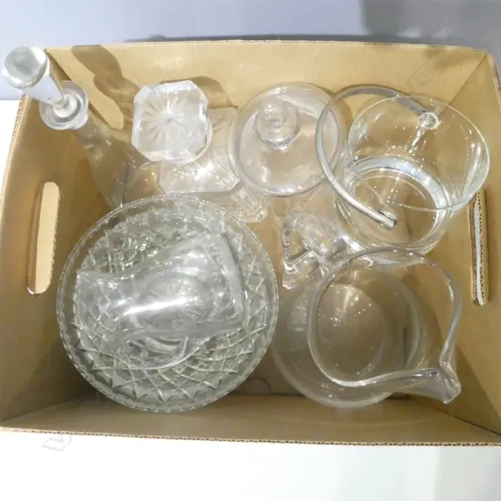 ASST. CRYSTAL & GLASSWARE