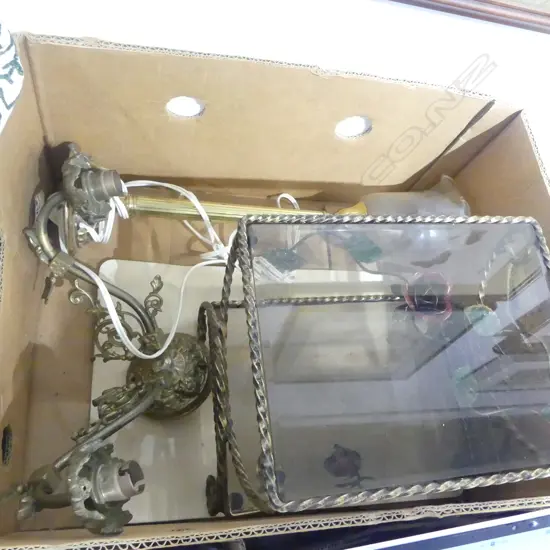 WALL SCONCE, TABLE LAMP, SMALL TABLE