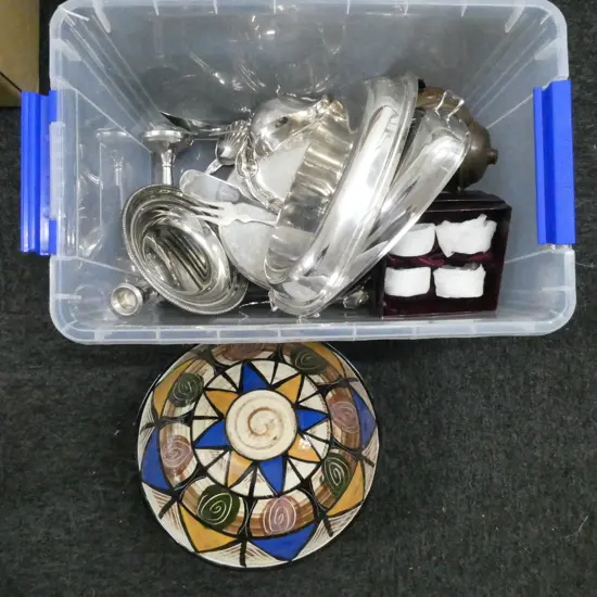 ASST. EP + STUDIO POTTERY BOWL 'R.S. NZ '91'