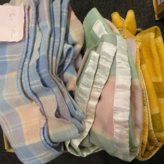3 WOOL BLANKETS