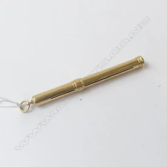 15CT GOLD PEN CASE 13.97gm (Morden & Co.)