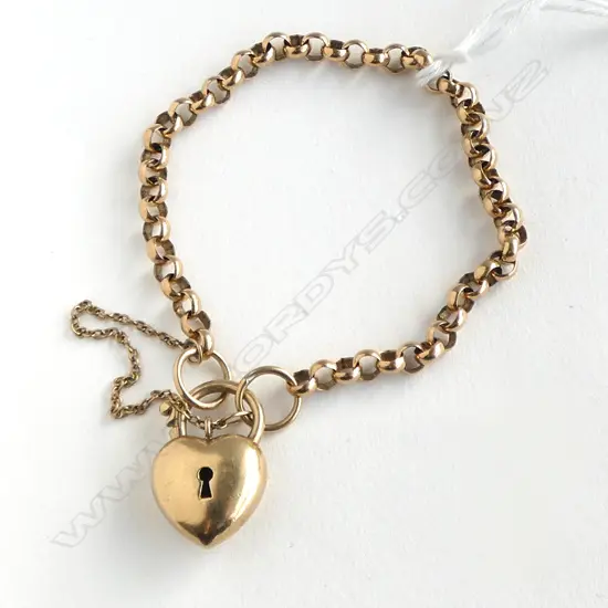 9CT BRACELET, 8.0grms