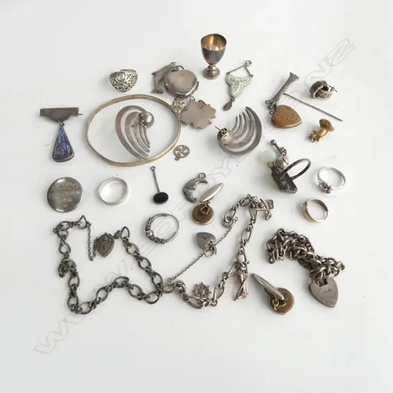 ASST. JEWELLERY, MOSTLY STG 149grms