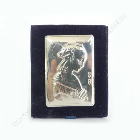 S/SILVER SAINT AT PRAYER  H70MM