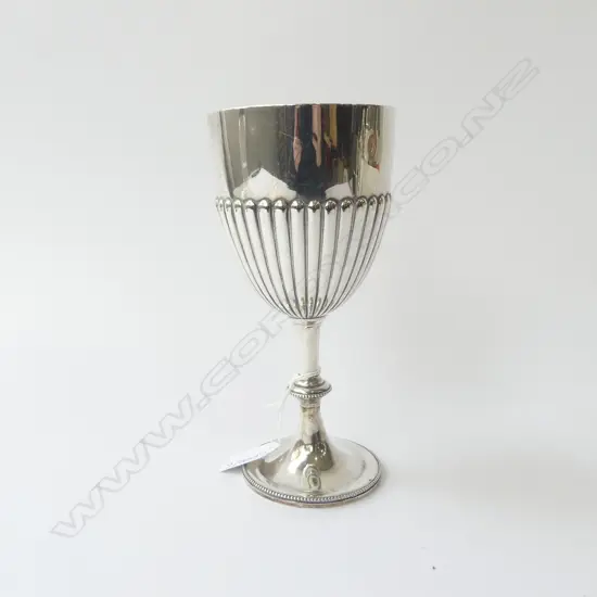 STG SILVER GOBLET, SHEFFIELD 1894 H.205mm 252grms 