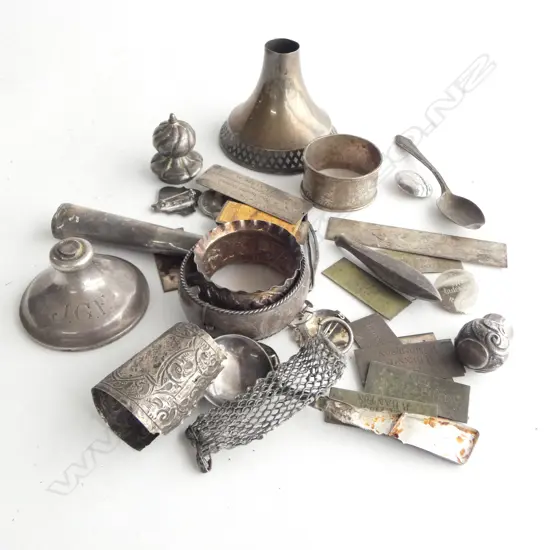 ASST. SCRAP STG SILVER, 344grms