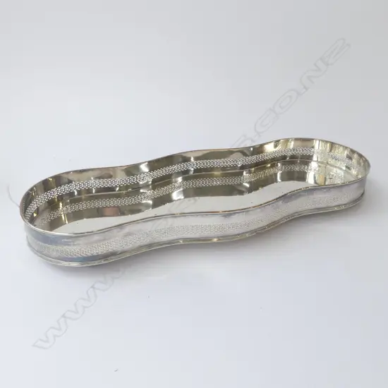 SHEFFIELD PLATE GALLERY TRAY 470x180mm