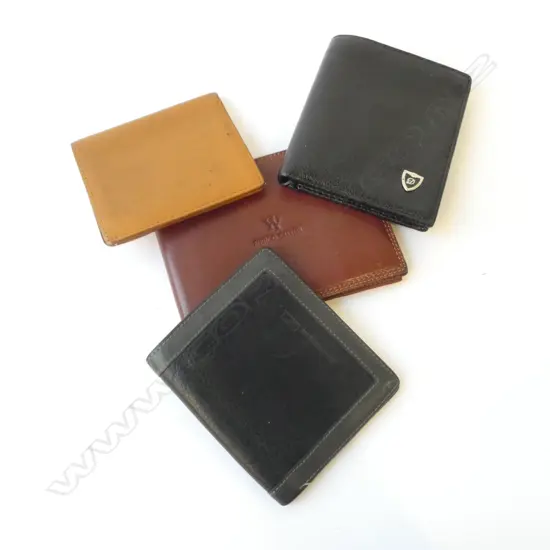 4 WALLETS INCLUDING LEATHER 'TED BAKER'