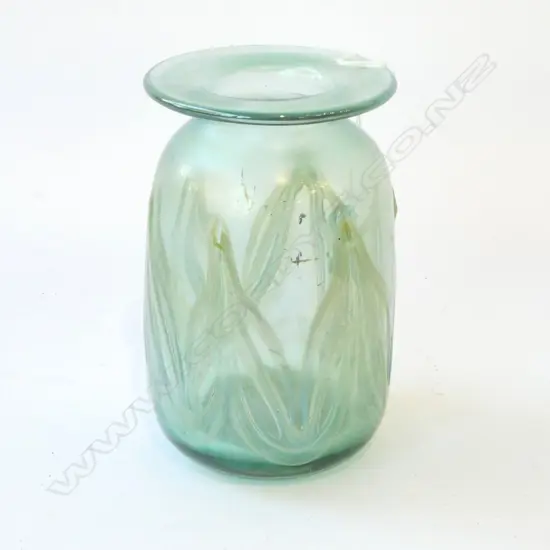 ANTIQUE ART GLASS VASE H.170mm