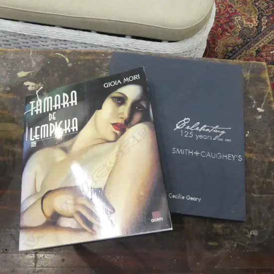 TAMARA DE LEMPICKA by GIOIA MORI & SMITH + CAUGHEY'S 125 YEARS BOOK IN SLEEVE