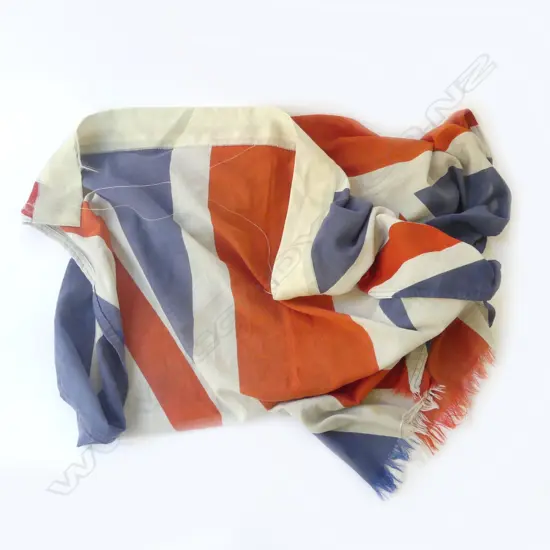 LARGE UNION JACK FLAG (FRAYING AT ONE END) 290x1650mm