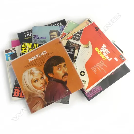 ASST. RECORDS; JOHN LEE HOOKER SINGS BLUES ETC