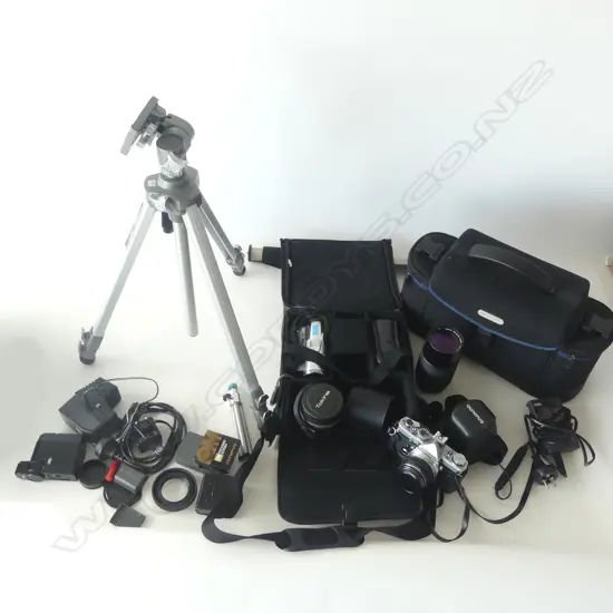 ASST. CAMERAS, LENS, TRIPOD ETC