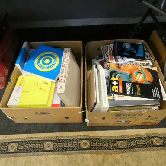 2 BOXES NZ / WORLD ART EPHEMERA