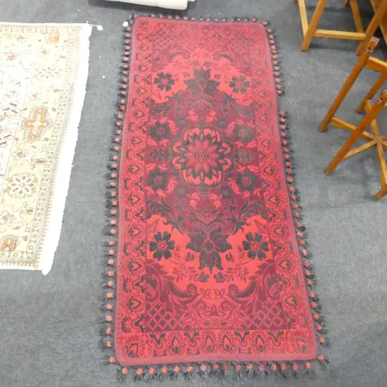MACHINED RED RUG