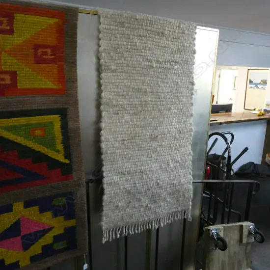 HAND WOVEN WOOL RUG