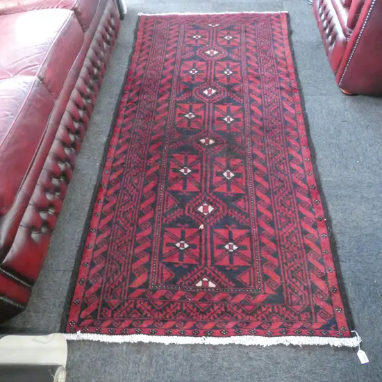 PERSIAN HAND KNOTTED BALUCHI RUG 2070x1020mm