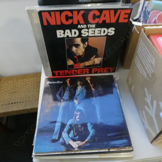 LPs; NICK CAVE, CURE, TALKING HEADS, POGUES, NEW ORDER ETC